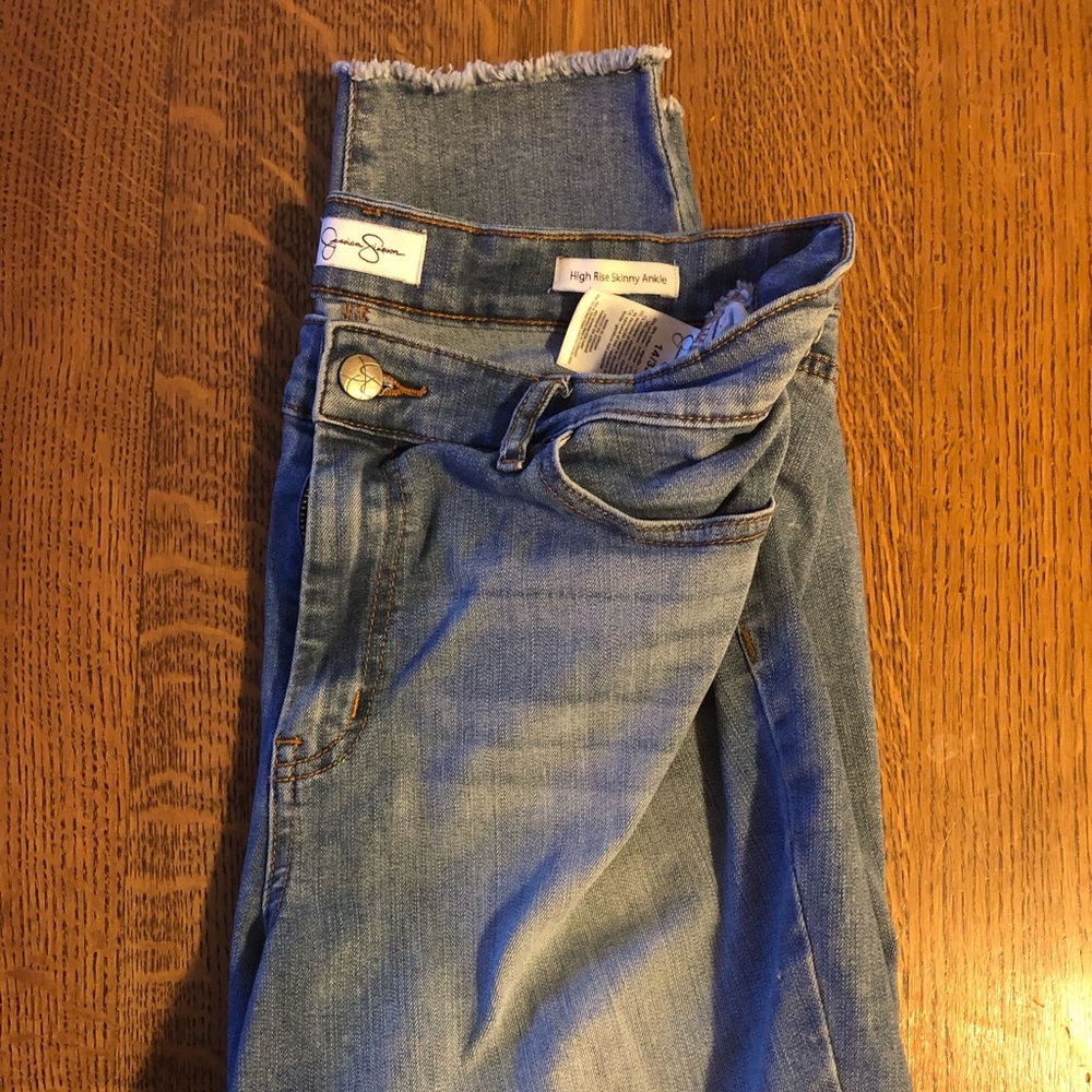 Jessica Simpson high waist skinny ankle jeans